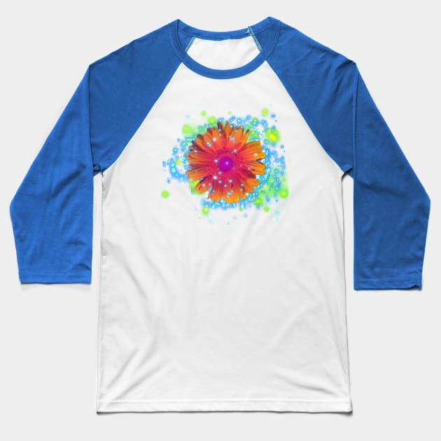 Sparkle Daisy Baseball T-Shirt by TinBennu